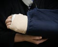 Broken arm Royalty Free Stock Photo