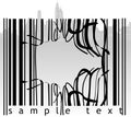 Broken Barcode City Royalty Free Stock Photo