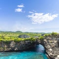 Broken beach and Billabong beach rocky bay with sky blue ocean water and blue sky apart of one day traval trip of the eastern in