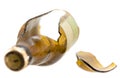 Broken beer bottle Royalty Free Stock Photo