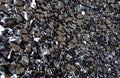 Broken black glass texture Royalty Free Stock Photo