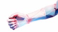 Body medicine hand arm anatomy Royalty Free Stock Photo