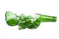 Broken bottle glass Royalty Free Stock Photo
