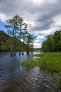 Broken Bow Lake Shoreline Royalty Free Stock Photo