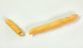 Broken bread stick Royalty Free Stock Photo