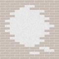 Broken Brick wall background