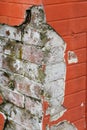 Broken brick wall Royalty Free Stock Photo