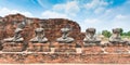 Broken Buddha statue at Ayuttaya