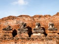 Broken Buddha statue