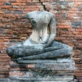 Broken Buddha Statue