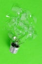 The broken bulb Royalty Free Stock Photo
