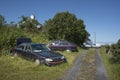 Broken cars on Inishbiggle, Ireland.