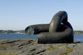 Broken chain monument Royalty Free Stock Photo