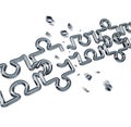 Broken Chain Puzzle Royalty Free Stock Photo