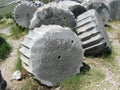 Broken fluted columns from Temple of Athena Polias, Priene Ancient city