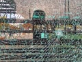 Broken clearglass at the subway entrance