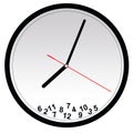 Broken clock Royalty Free Stock Photo