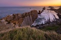 Broken Coast Costa Quebrada at dawn, Cantabria, Spain