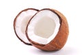 Broken coconut Royalty Free Stock Photo