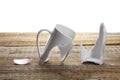 Broken Coffee Cup Royalty Free Stock Photo