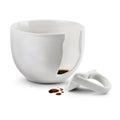 Broken coffee cup Royalty Free Stock Photo