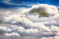Broken Cumulus clouds Royalty Free Stock Photo