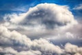 Broken Cumulus clouds Royalty Free Stock Photo