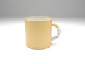 A broken cup of coffee Royalty Free Stock Photo