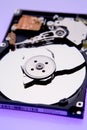 Broken Disc on Hard Drive Royalty Free Stock Photo