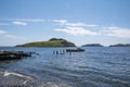 Broken Dock in Tors Cove, Newfoundland Royalty Free Stock Photo