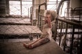 Broken doll in Kopachi kindergarten, Chernobyl zone