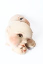 Broken Dolly Face and Limbs Royalty Free Stock Photo