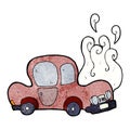 broken down car cartoon