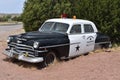 Broken Down Old Fashioned Police Car in Arizona