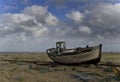 Broken down old fishing boat Royalty Free Stock Photo