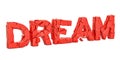 Broken dream concept, 3D rendering Royalty Free Stock Photo