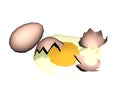 Broken egg Royalty Free Stock Photo