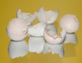 Broken eggs shells Royalty Free Stock Photo