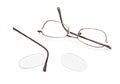 Broken eyeglasses