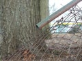 A Fence Designed to Keep Out Trespassers is Broken