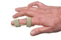 Broken Finger Royalty Free Stock Photo