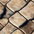 Broken flagstone texture TILE Royalty Free Stock Photo