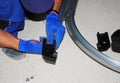 Broken garage door springs. Garage door repair. Garage door springs replacement