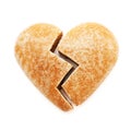 Broken gingerbread heart