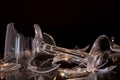 Broken glass Royalty Free Stock Photo