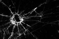 Broken glass Royalty Free Stock Photo