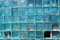 Broken glass for background pattern. Broken window with a bullet hole in the middle Hole in the window. Crash texture Royalty Free Stock Photo