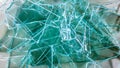 Broken Glass stack Royalty Free Stock Photo