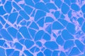 Broken Glass Texture, Blue Background