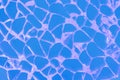 Broken Glass Texture, Blue Background Royalty Free Stock Photo